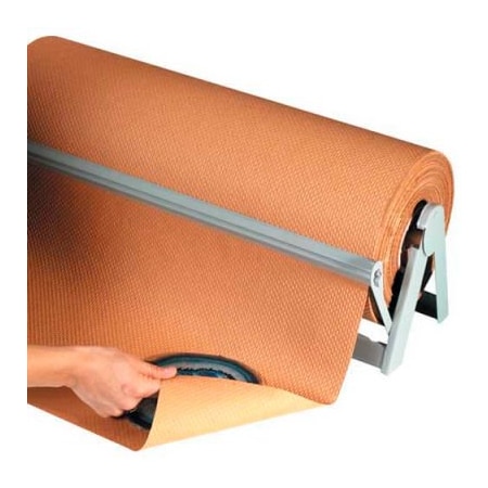 The Packaging Wholesalers Indented Kraft Paper, 60 lbs., 48"W x 300'L, 1 Roll PIKP4860